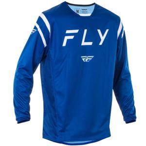 Camiseta motocross FLY Racing Kinetic Center azul-blanco