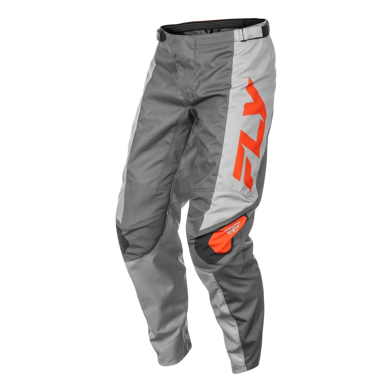 Pantalón motocross FLY Racing F-16 gris-negro-naranja