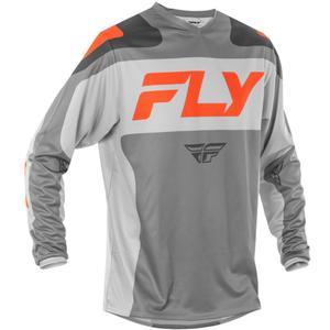 Camiseta motocross FLY Racing F-16 gris-naranja