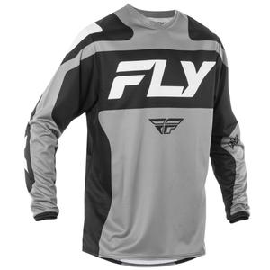 Camiseta motocross FLY Racing F-16 gris-negro-blanco