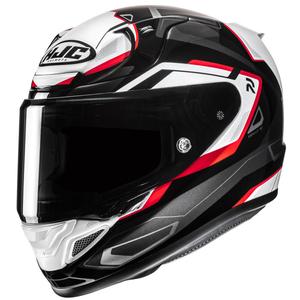 Casco Integral de Moto HJC RPHA 12 Brels MC1 Negro-Blanco-Rojo