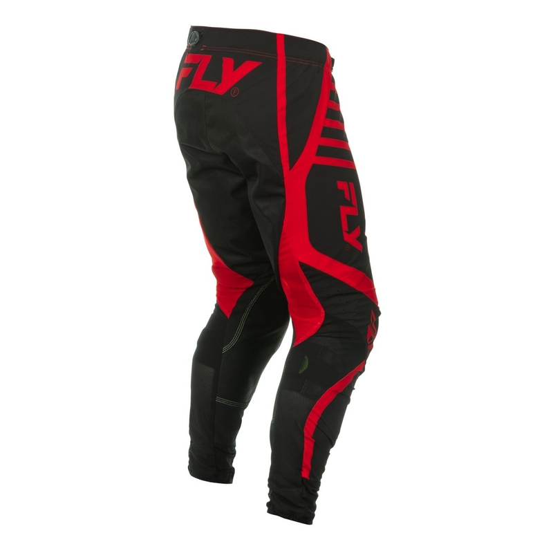 Pantalón motocross FLY Racing Lite negro-rojo