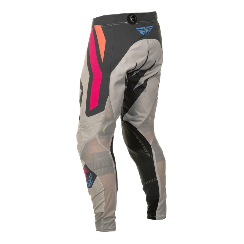 Pantalones motocross FLY Racing Lite Vice gris-rosa