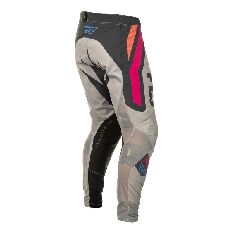 Pantalones motocross FLY Racing Lite Vice gris-rosa