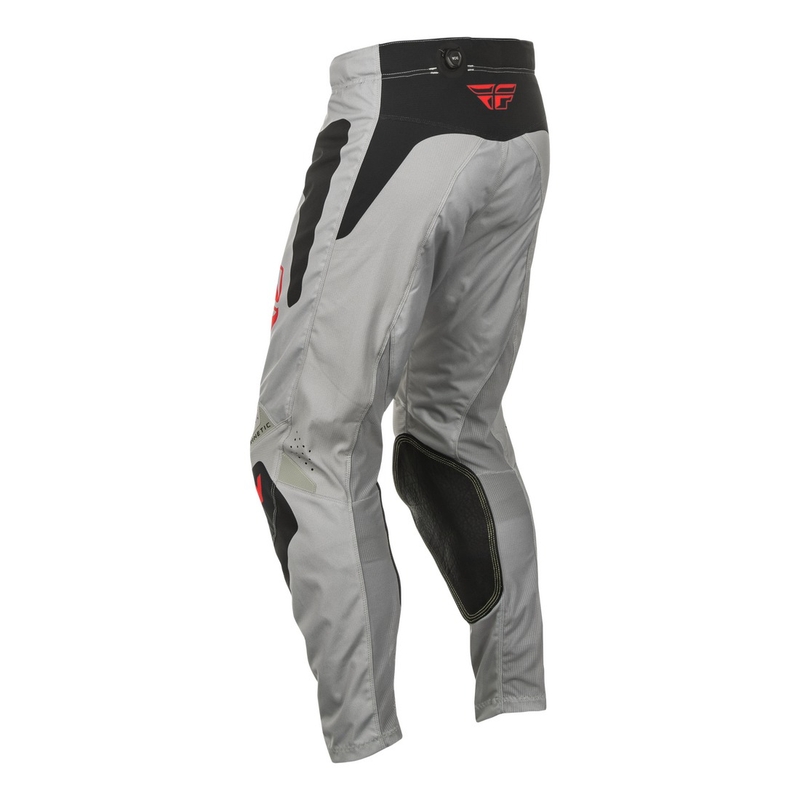 Pantalón motocross FLY Racing Kinetic Sym gris-rojo-negro