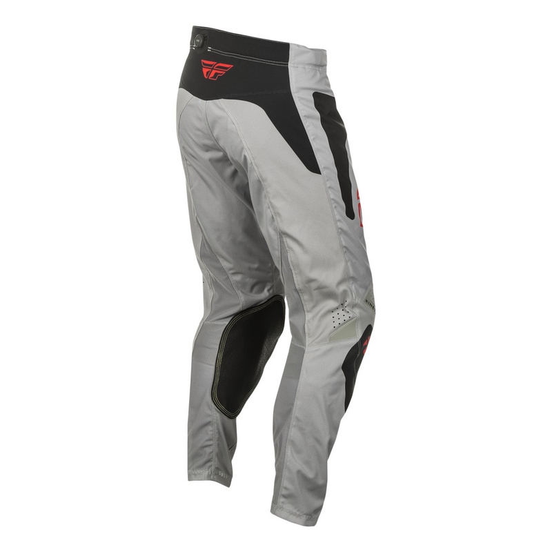 Pantalón motocross FLY Racing Kinetic Sym gris-rojo-negro
