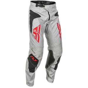 Pantalón motocross FLY Racing Kinetic Sym gris-rojo-negro