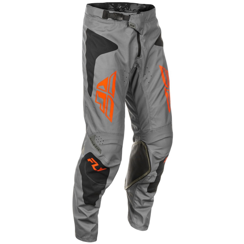 Pantalón motocross FLY Racing Kinetic Sym gris-naranja-negro