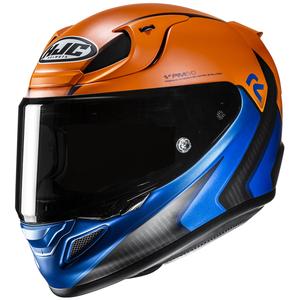 Casco de moto integral HJC RPHA 12 Kos MC27SF naranja-azul-negro