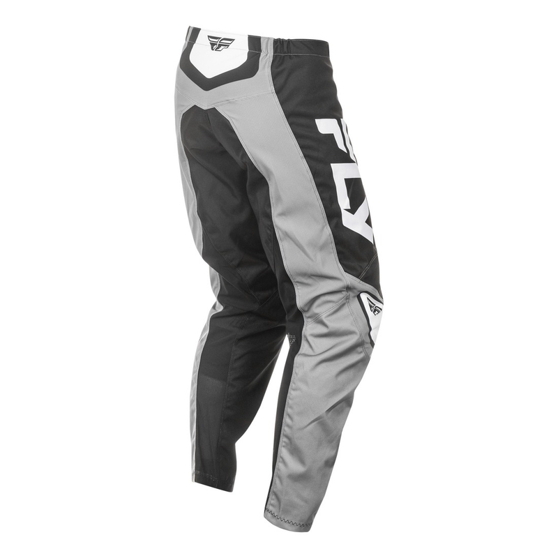 Pantalón motocross FLY Racing F-16 gris-negro-blanco