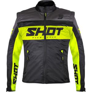 Chaqueta Softshell Shot Softshell Lite negro-amarillo fluo