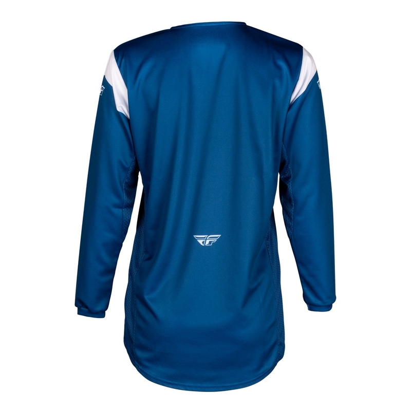 Camiseta motocross infantil FLY Racing Kinetic Stoke azul-blanco