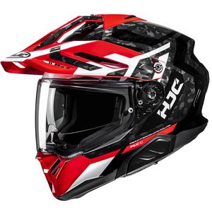 Casco de moto enduro HJC RPHA 60 Dakar MC1 negro-rojo