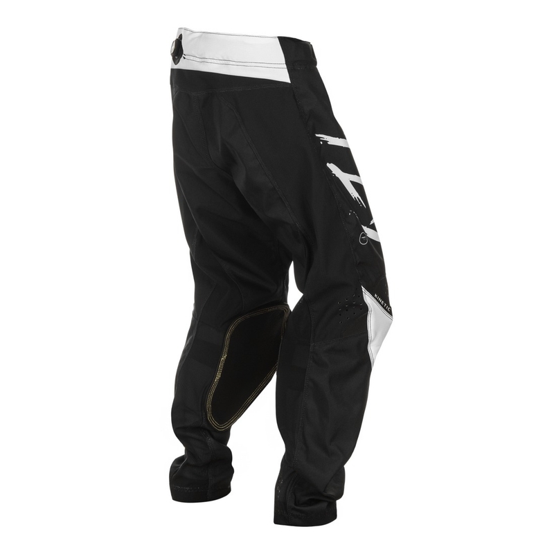 Pantalón de motocross infantil FLY Racing Kinetic Stoke negro-blanco