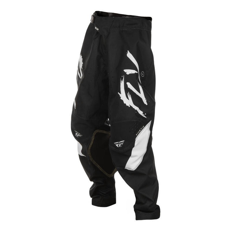 Pantalón de motocross infantil FLY Racing Kinetic Stoke negro-blanco