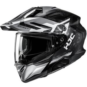 Casco de moto enduro HJC RPHA 60 Dakar MC5SF negro-gris-blanco