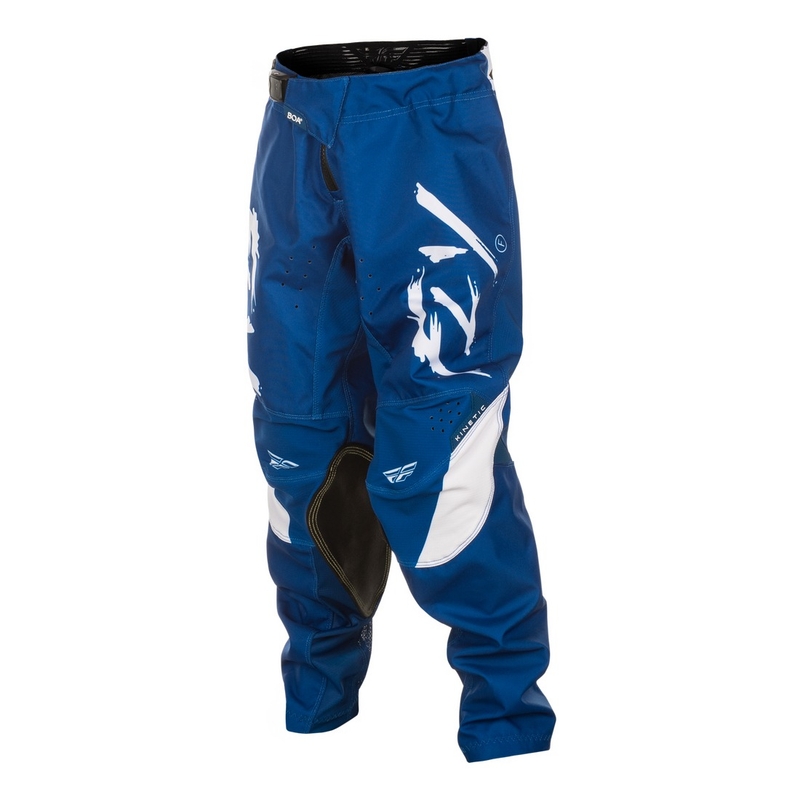 Pantalón de motocross infantil FLY Racing Kinetic Stoke azul-blanco