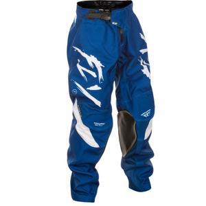 Pantalón de motocross infantil FLY Racing Kinetic Stoke azul-blanco