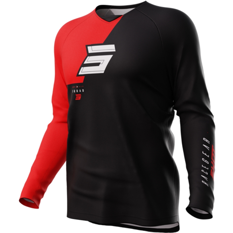 Maillot motocross Shot Squad rojo liquidación