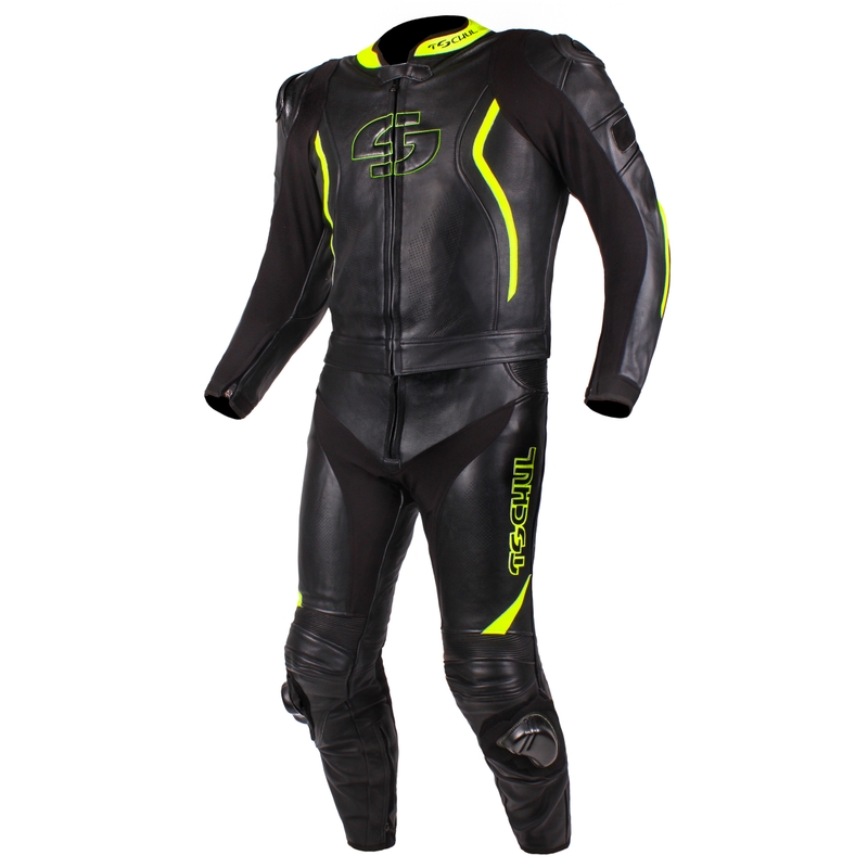 Mono de hombre Tschul 535 negro-amarillo fluo liquidación