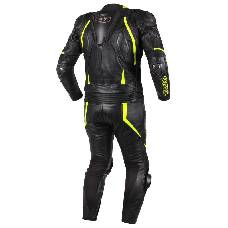 Mono de hombre Tschul 535 negro-amarillo fluo liquidación