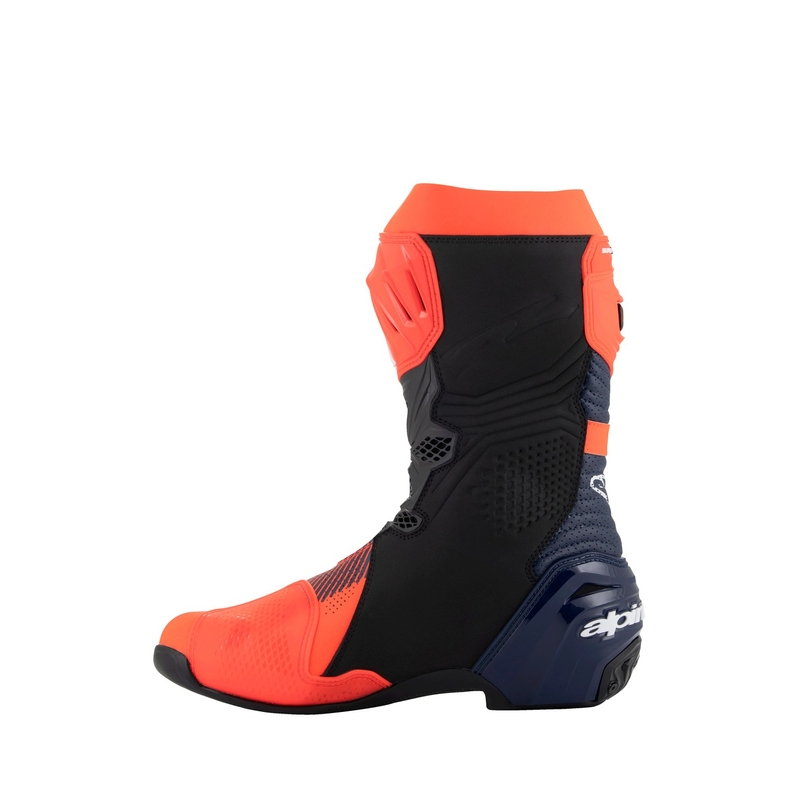 Botas de moto Alpinestars Supertech R Vented Limited Edition MM93 Marc Marquez Fluo Rojo-Azul-Negro