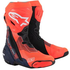 Botas de moto Alpinestars Supertech R Vented Limited Edition MM93 Marc Marquez Fluo Rojo-Azul-Negro