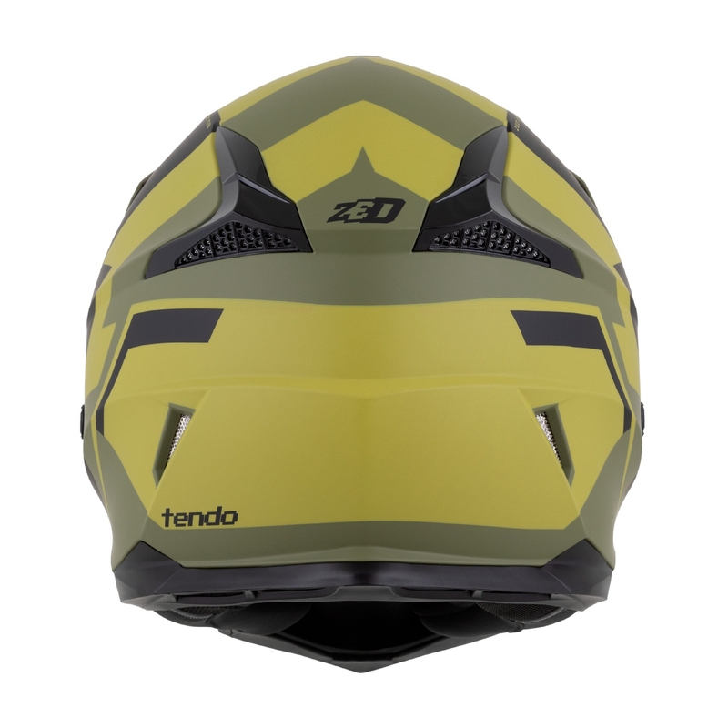 Casco de motocross ZED X1.9 Tendo verde oscuro-verde claro