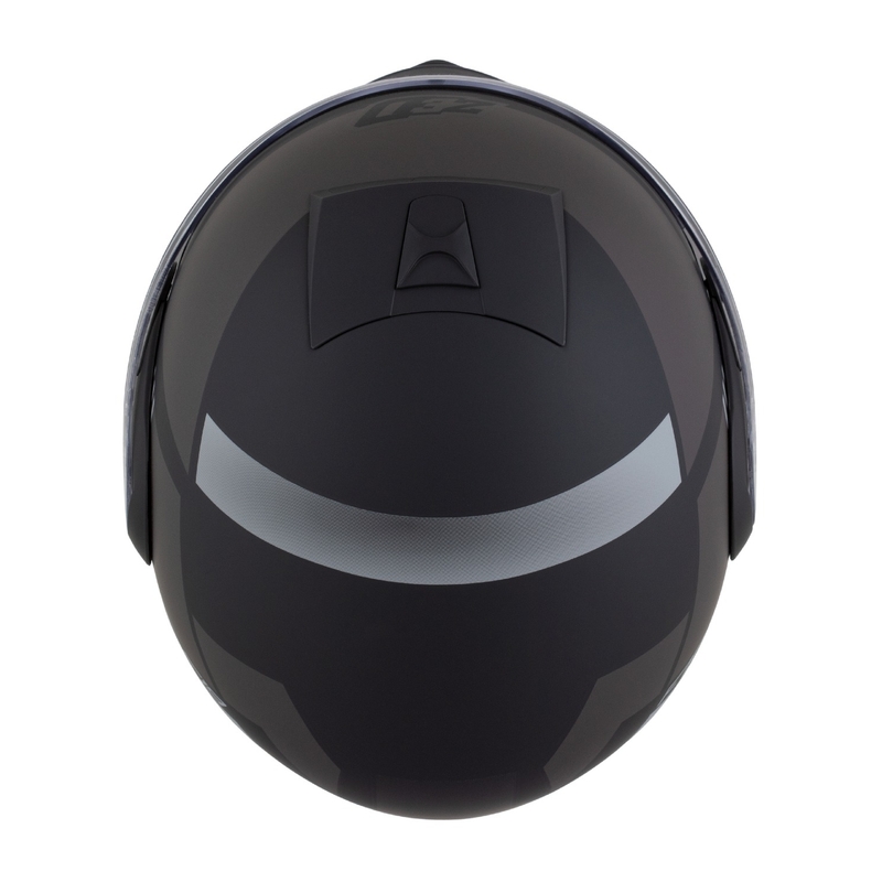 Casco de moto abatible ZED F19 negro mate-gris