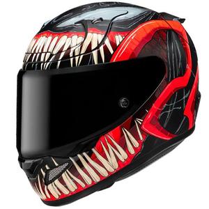 Casco Integral HJC RPHA 12 Venom 3 Marvel Negro-Rojo