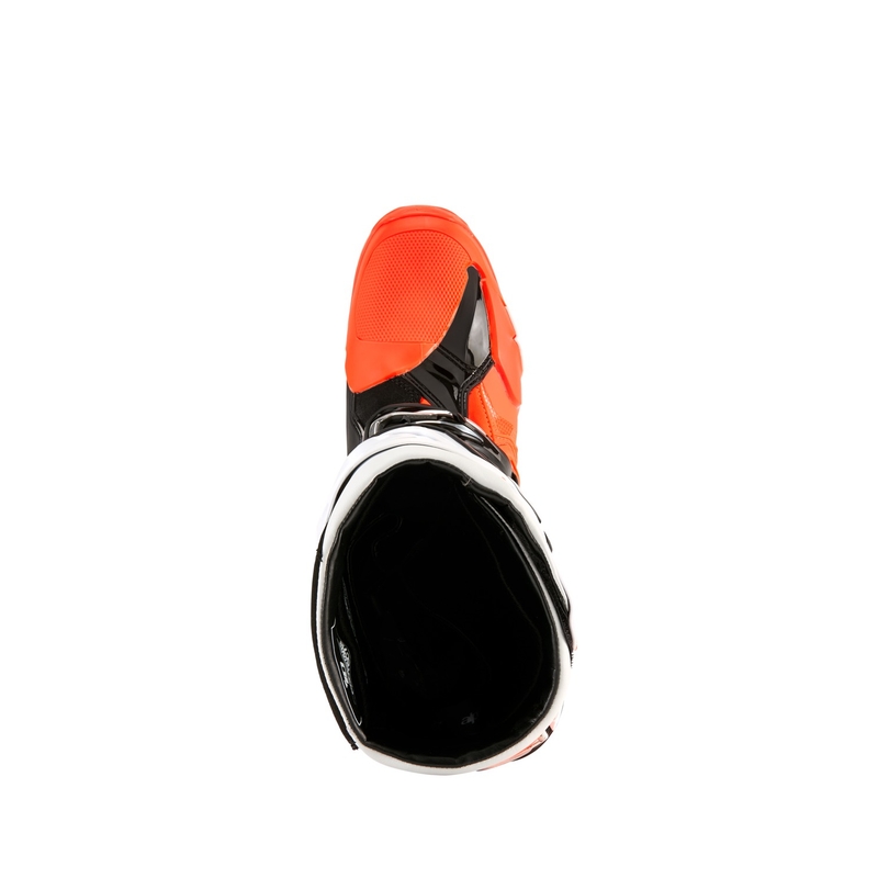 Botas moto Alpinestars Tech 10 Enduro naranja fluo-negro-blanco