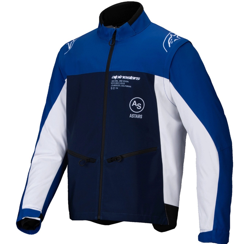 Chaqueta softshell Alpinestars Lite Dura Softshell azul-blanco