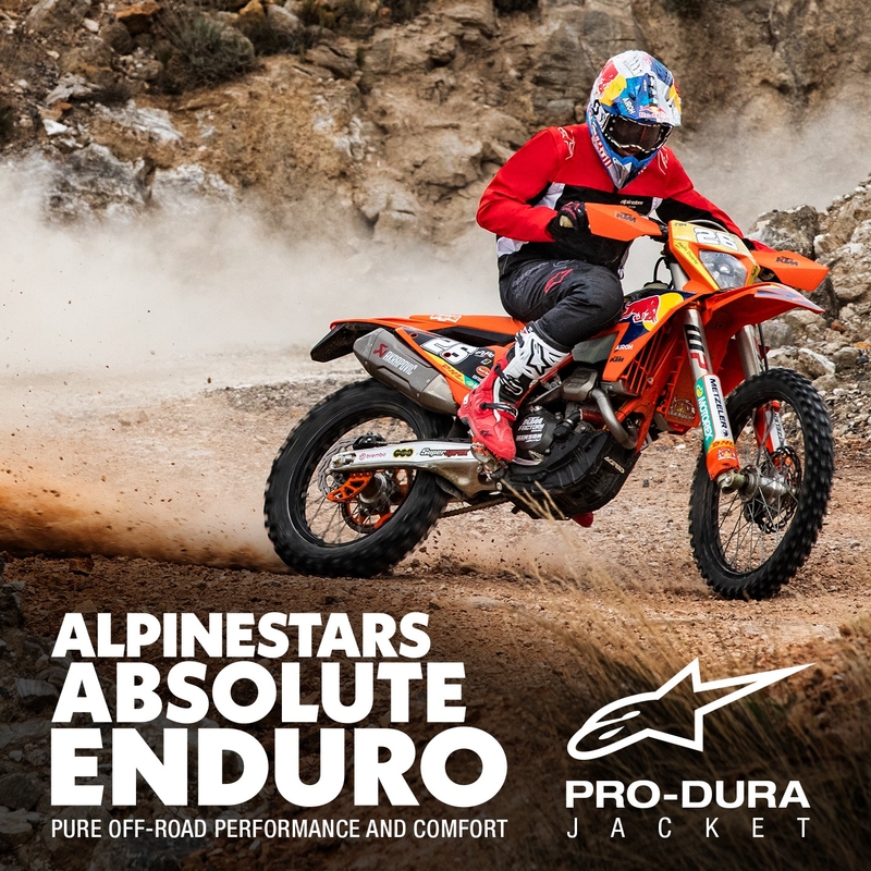 Chaqueta Alpinestars PRO-Dura negro-rojo-blanco