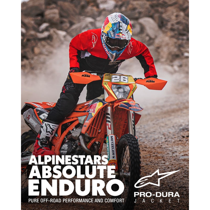 Chaqueta Alpinestars PRO-Dura negro-rojo-blanco