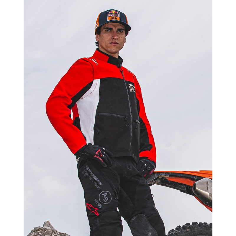 Chaqueta Alpinestars PRO-Dura negro-rojo-blanco