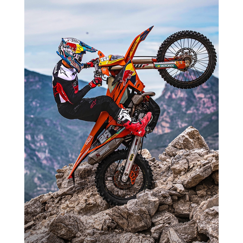 Camiseta motocross Alpinestars PRO-Dura negro-rojo-blanco