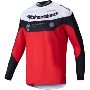 Camiseta motocross Alpinestars PRO-Dura negro-rojo-blanco