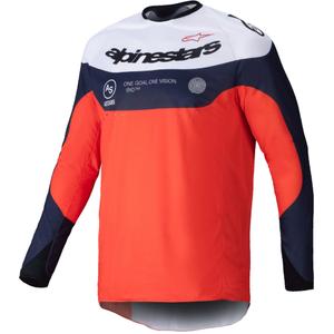 Camiseta motocross Alpinestars PRO-Dura azul-naranja-blanco