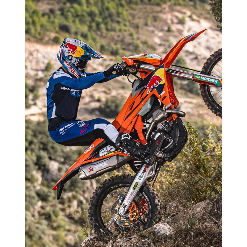 Camiseta motocross Alpinestars PRO-Dura azul-blanco