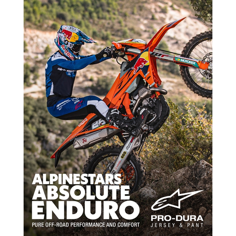 Camiseta motocross Alpinestars PRO-Dura azul-blanco