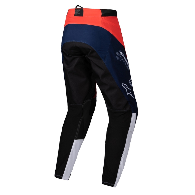 Pantalón motocross Alpinestars PRO-Dura azul-naranja-blanco
