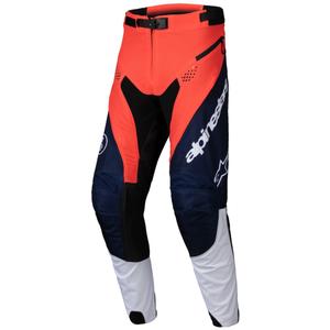 Pantalón motocross Alpinestars PRO-Dura azul-naranja-blanco