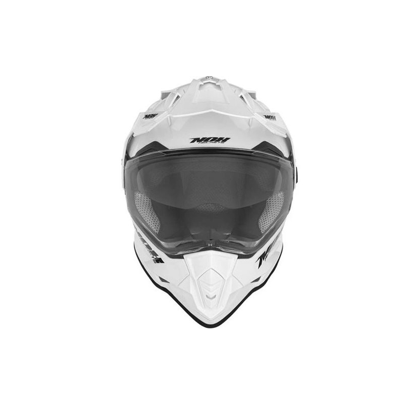 Casco de enduro NOX N312 blanco perla