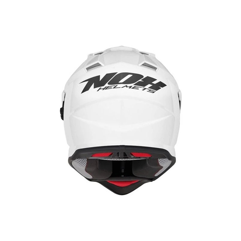 Casco de enduro NOX N312 blanco perla