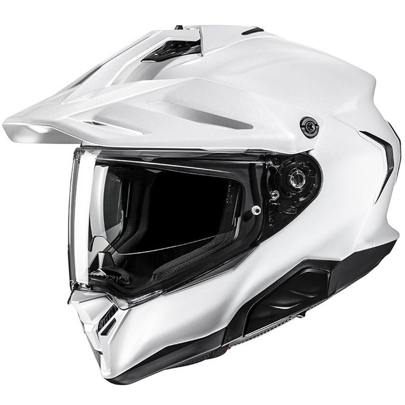 Casco de moto enduro HJC RPHA 60 Solid blanco perla