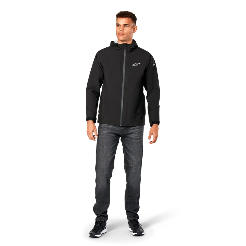 Chaqueta impermeable Alpinestars Kaskade negro