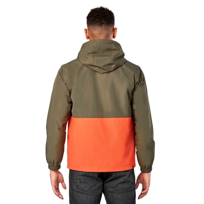 Chaqueta Alpinestars Speeded Windbreaker verde-naranja