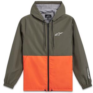 Chaqueta Alpinestars Speeded Windbreaker verde-naranja