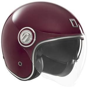 Casco de moto abierto NOX PREMIUM Heritage burdeos