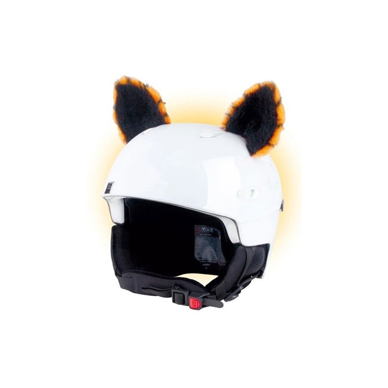 Crazy Ears Cat orejas de casco naranja